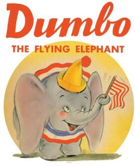 Dombo Flying Elephant Dames T-shirt - Wit - S
