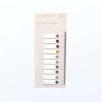 Domikee Klassieke Kantoor School Sticky Kleur Index Label Notepad Lot Pet Student Vlaggen Memo Pad Voor Spiraal Notebook Briefpapier roze