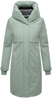 Domingaa dames wintermantel – elegant, warm & functioneel Groen - XL