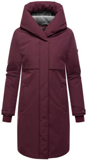 Domingaa dames wintermantel – elegant, warm & functioneel - maat Rood