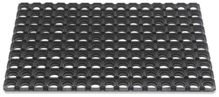 Domino Rubberringsmat 50x80cm 23mm Zwart