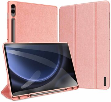 Domo Bookcase voor de Samsung Galaxy Tab S9 FE Plus - Roze - 11