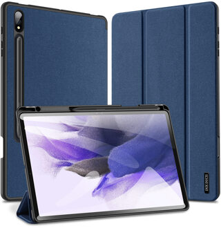 Domo Bookcase voor de Samsung Galaxy Tab S9 Plus - Donkerblauw - 12.4