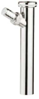 Dompelbuissifon, chroom, 1 1/4" x 3/4"T x 200 x 32 mm, met wasmachineaansluiting - 988401148