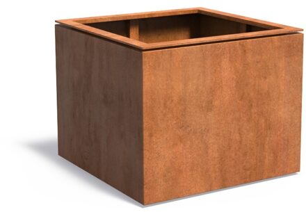 Domus cortenstaal 98x98x80 cm plantenbak