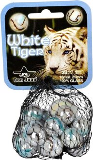 Don Juan 20+1 White Tiger Knikkers