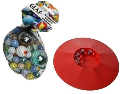 Don Juan Knikkerpot met 170 knikkers speelgoed set