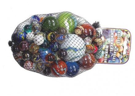 Don Juan Knikkers - 2x - 500 gram - speelknikkers in netje - knikkeren - knikkerset - kind - schoolplein