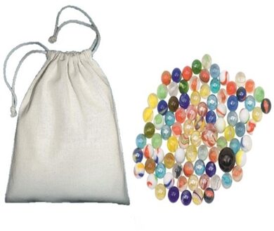 Don Juan Knikkerzak met 88 knikkers - speelgoed set - Buitenspeelgoed buitenspelen - knikkeren