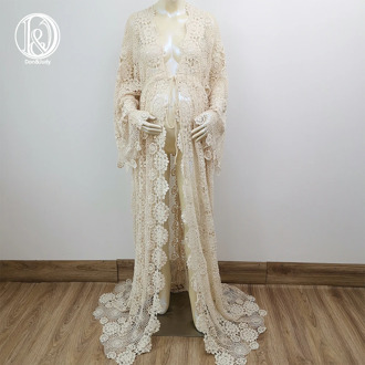 Don&Judy Boho Maternity Dress Vintage Cotton Pregnancy Photography Party Dresses Maxi Non-maternity Gown Photo Prop 2020