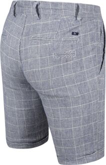 Don Short Blauw Geruit - XXL