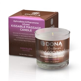 Dona Kissable Massagekaars Chocolade Mousse - 135 gr