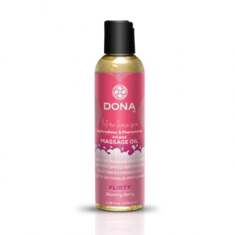 Dona Scented Massage Olie Blushing Berry - 110 ml
