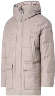 Donbart parka - maat 50 Beige