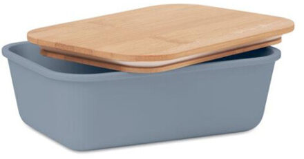 Donderdag bamboe 1l lunchbox Blauw - One size