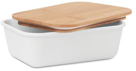 Donderdag bamboe 1l lunchbox Wit - One size