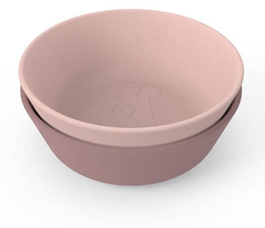 Done by Deer ™ Kiddish Bowl 2-Pack Raffi Roze Roze/lichtroze