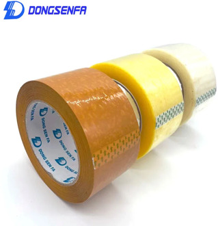DONGSENFA 1Roll 100Yards BOPP Packing Adhesive Tape Packing Packaging Shipping Carton Sealing Tapes Thickness 0.05mm