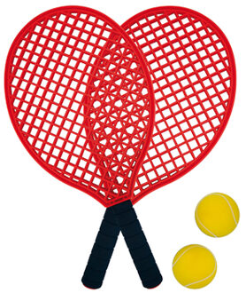 Donic schildkröt Tennisset 39,5 Cm Rood 5-delig