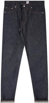 Donker Indigo Slim Tapered Selvage Jeans Edwin , Blue , Heren - W32 L32,W30 L32,W33 L32,W34 L32,W31 L32