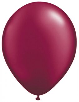 Donker rode ballonnen 50 stuks