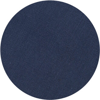 Donkerblauw tafelkleed van polyester/katoen rond 160 cm
