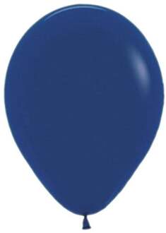 Donkerblauwe ballonnen 30cm 12 stuks