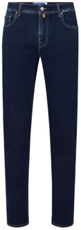 Donkerblauwe Bard Fast Regular Slim Fit Jeans Jacob Cohën , Blue , Heren - W44,W36