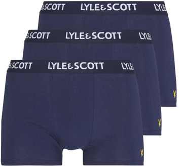 Donkerblauwe Boxershorts Lyle & Scott , Blue , Heren - Xl,S