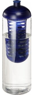 Donkerblauwe drinkfles/waterfles met fruit infuser 850 m