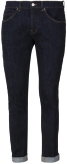 Donkerblauwe Skinny Fit Jeans Dondup , Blue , Heren - W38,W36,W40,W30,W31,W33,W35,W34