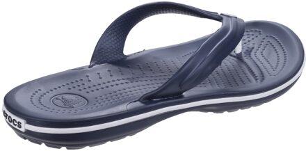 Donkerblauwe Teenslippers Crocs Crocband Flip