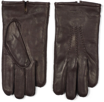 Donkerbruine Leren Handschoenen voor Heren Howard London , Brown , Heren - Xl,L,M,S