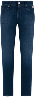 Donkere Wassing Denim Jeans Roy Roger's , Blue , Heren - W35,W36,W31,W32,W30