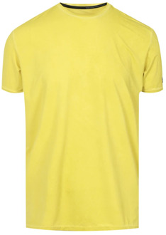 Donkergele Tecno Wash T-Shirt voor Heren RRD , Yellow , Heren - 2Xl,Xl,L,S,3Xl