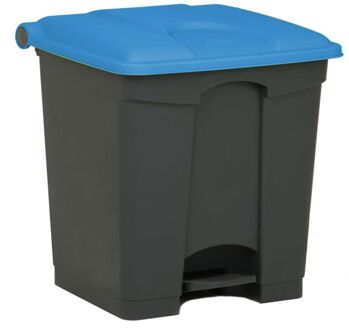 Donkergrijze Pedaal-afvalbak – 30 Liter, Pp Kunststof