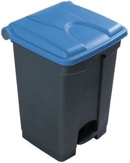 Donkergrijze Pedaal-afvalbak – 45 Liter, Pp Kunststof