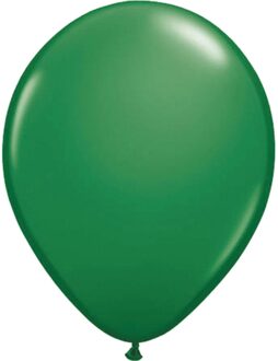 Donkergroene Ballonnen 30cm - 50 stuks