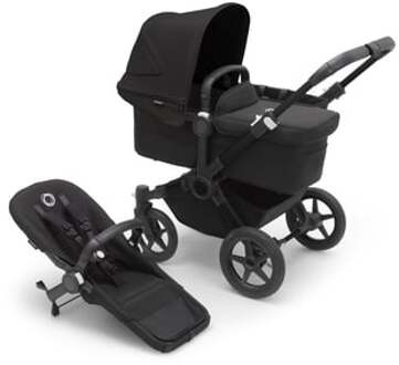 Donkey 5 Mono Kinderwagen 2 In 1 Core Black Midnight Black Zwart