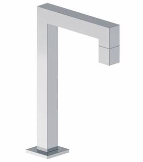 Donn Toiletkraan Staand Hoekig Vierkant Chroom Aqua Splash