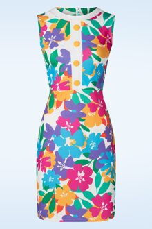 Donna bloemen jurk in multi Multicolour
