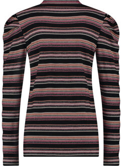 Donna stripe Zwart - M