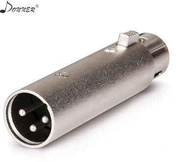 Donner 1 Pcs 3 Pin Vrouwelijke XLR 3 Pin Male XLR Adapter Voor Verlichting Toepassingen Audio Kabel Connector DMX plug