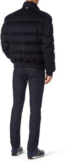 Donsjack Donkerblauw