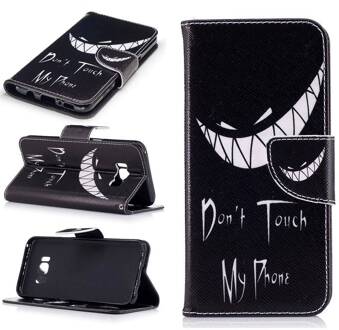 Dont touch my phone Samsung Galaxy S8 PLUS portemonnee hoesje