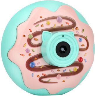 Donuts Camera Bubble Blazen Speelgoed Voor Kids Volautomatische Zeep Bubble Machine Elektrische Muziek Licht Zomer Outdoor Kinderen Speelgoed