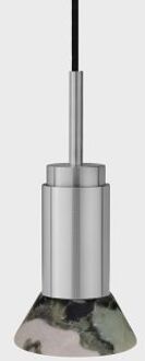 Donya Onyx Trapeze Hanglamp - Gemixte kap - Geborsteld roestvrij staal