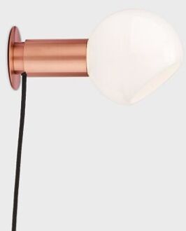 Donya Sphere Wandlamp - Geborsteld koper