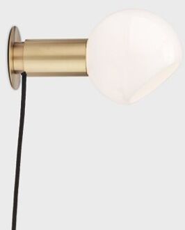Donya Sphere Wandlamp - Geborsteld messing