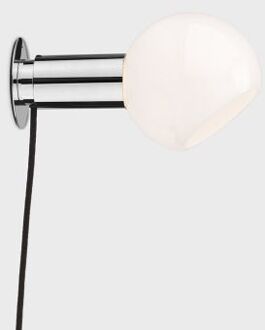 Donya Sphere Wandlamp - Gepolijst roestvrij staal